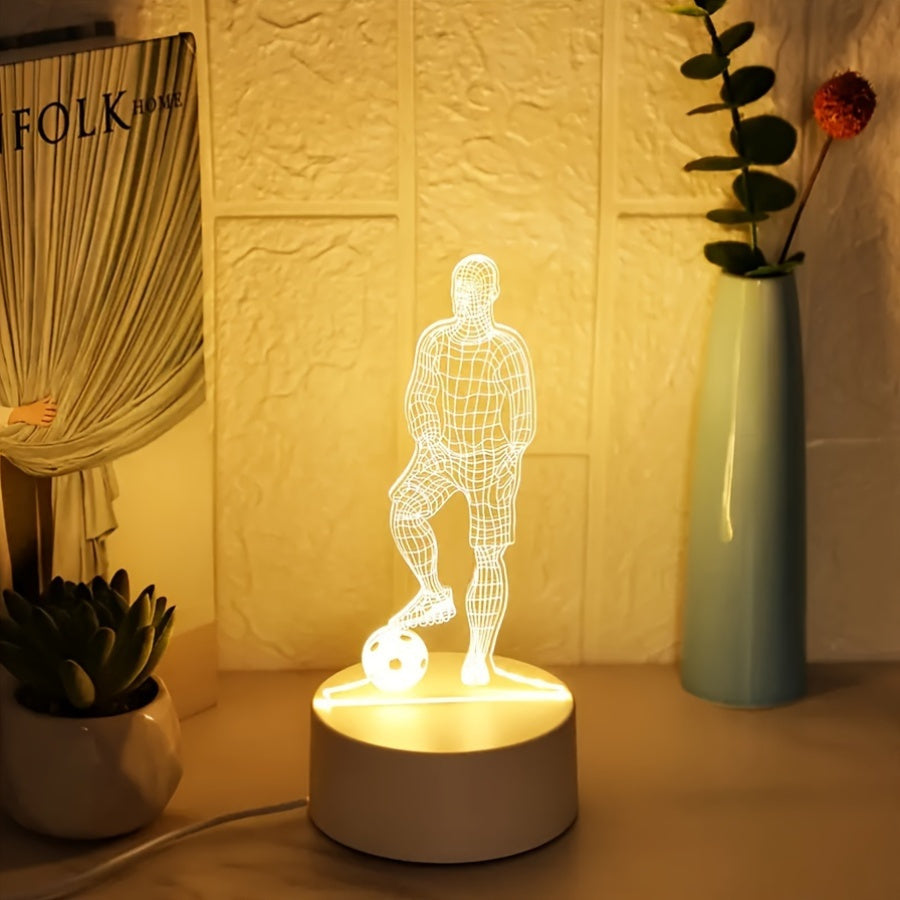 SportGlow Lamp - 3D Football Illusion Table Lamp Bowlift