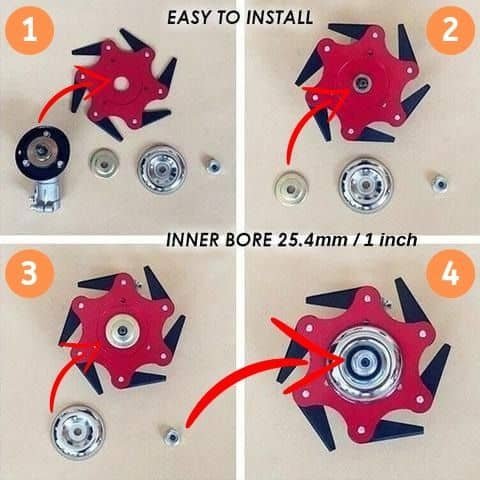 BowLift | Universal  6-Steel Razors Trimmer Head