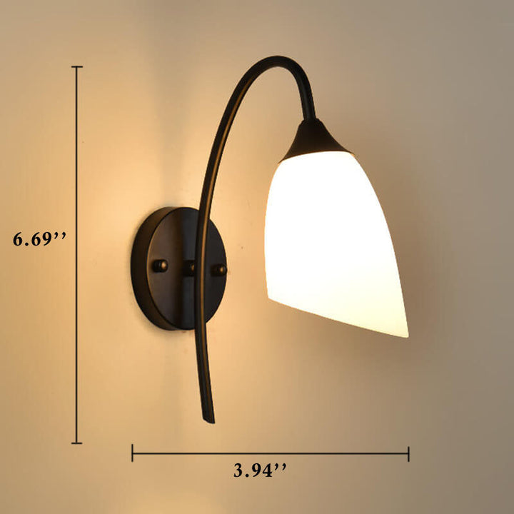 GloeiGlow – Modern Clock-Shaped Wall Lamp with Adjustable Arm Bowlift