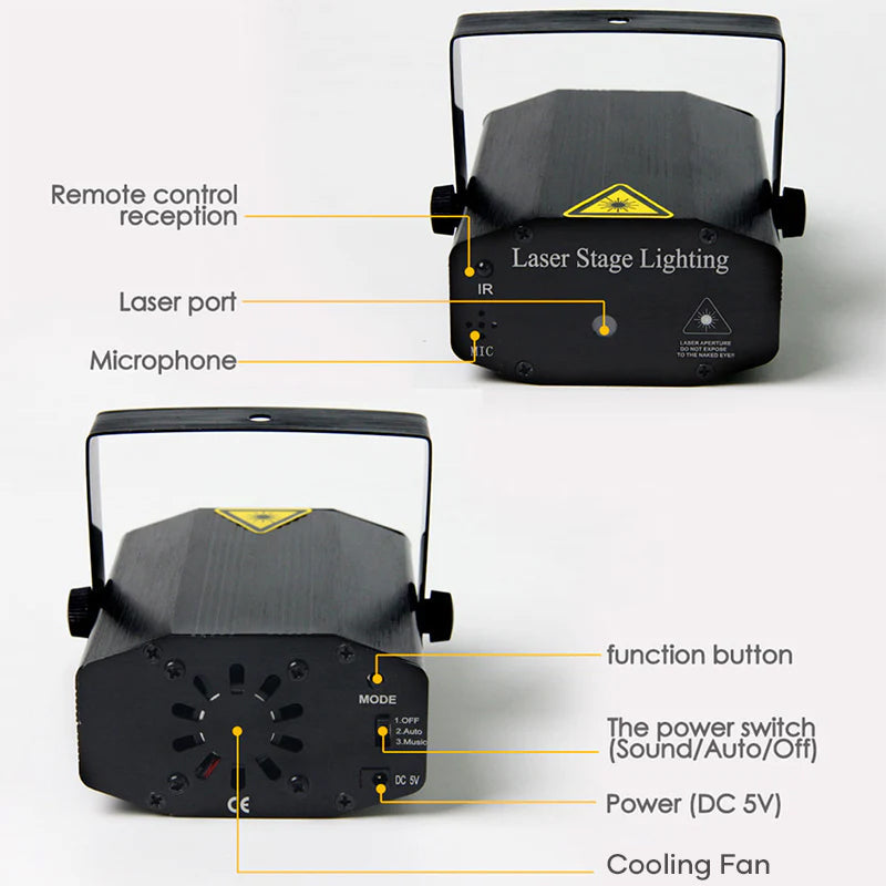 BowLift | Remote Control Laser Stage Light