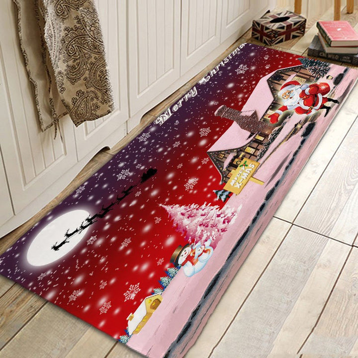 BowLift | Santa Claus Flannel Absorbent Floor Mat
