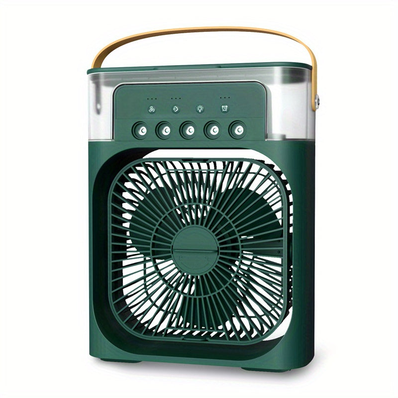 5A 2V Portable 600ml Spray Cooler Fan Desk USB Rechargeable Perfume Humidifier Air Conditioning A/C Cooling Fan 3 Wind Speeds | Bowlift