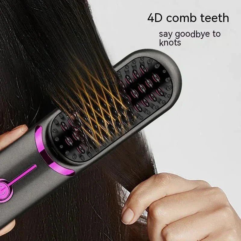 BowLift | Cordless straightening brush styler for straight hair everywhere