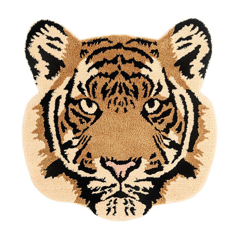 BowLift | Tiger Head Tufted Rug for Living Room and Kids Bedroom