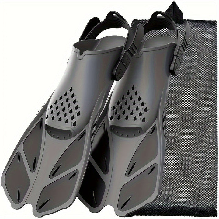 BowLift | Snorkel fins SeaVana Glide | Adjustable & Short | Open Heel | For Travel & Leisure | Unisex
