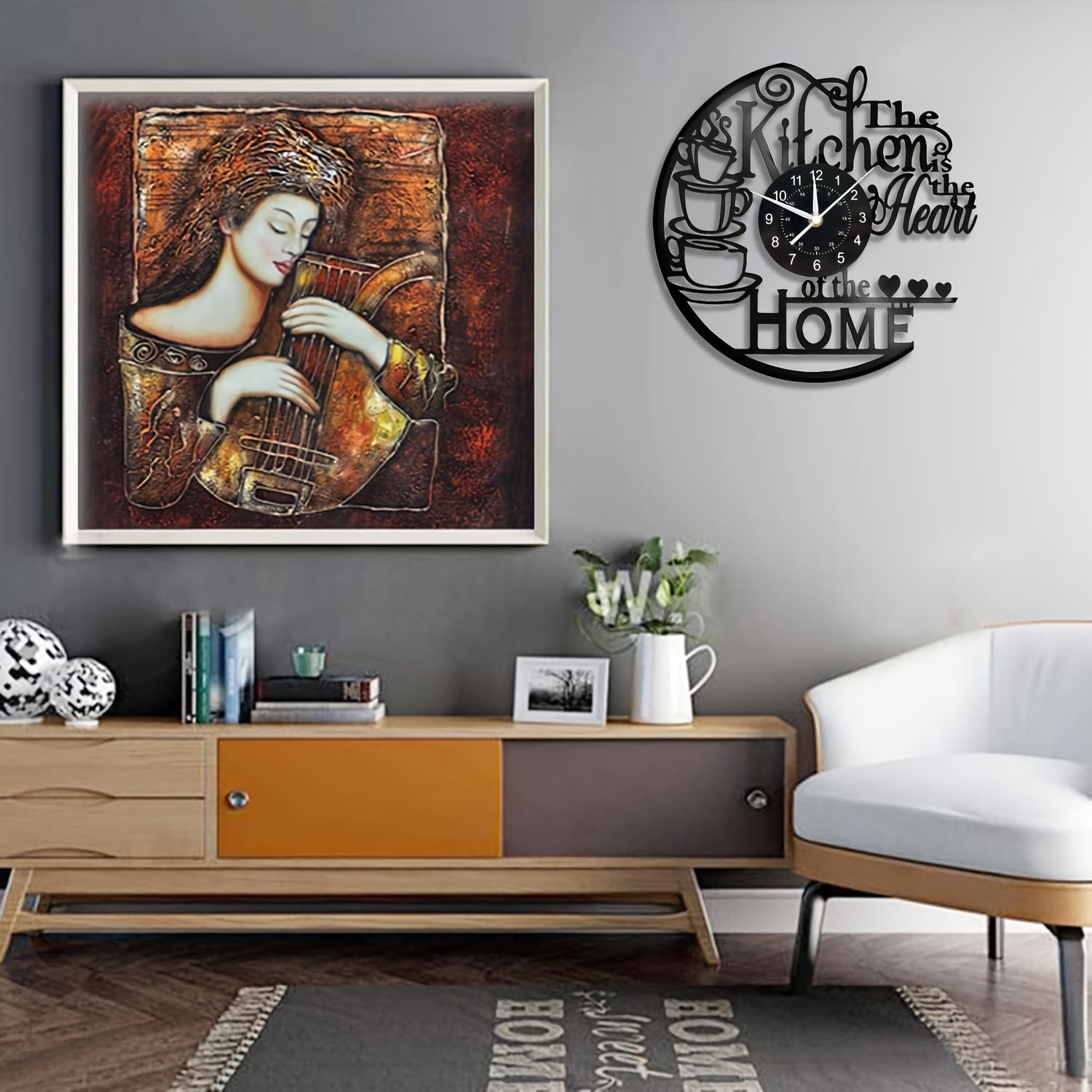 BowLift | Mood Wall Clock – For a cozy atmosphere