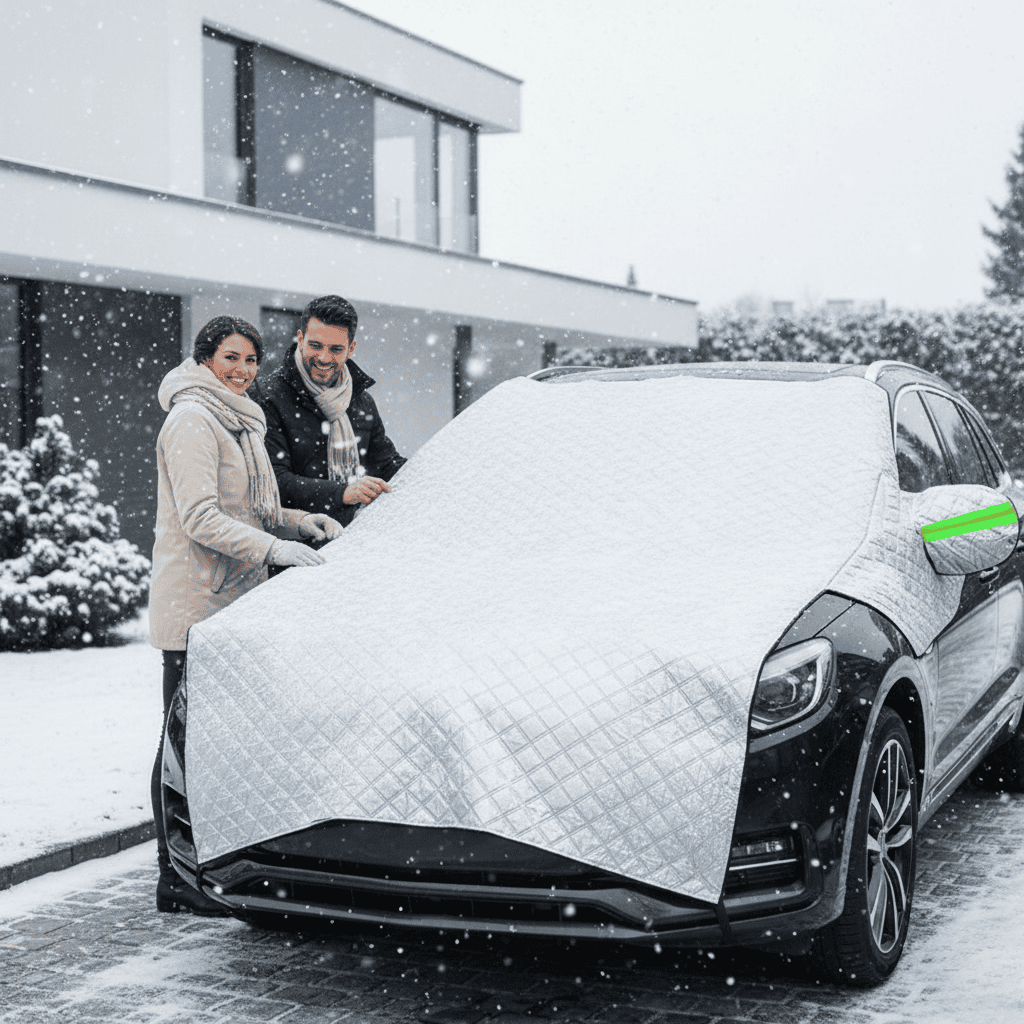 BowLift | All-weather windshield protection for frost, snow, and sun