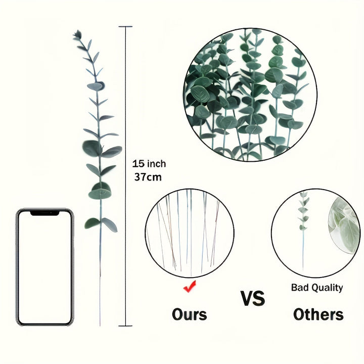 BowLift | SpringEuca Artificial Eucalyptus – Decorative Centerpiece for Get Well or Hanukkah