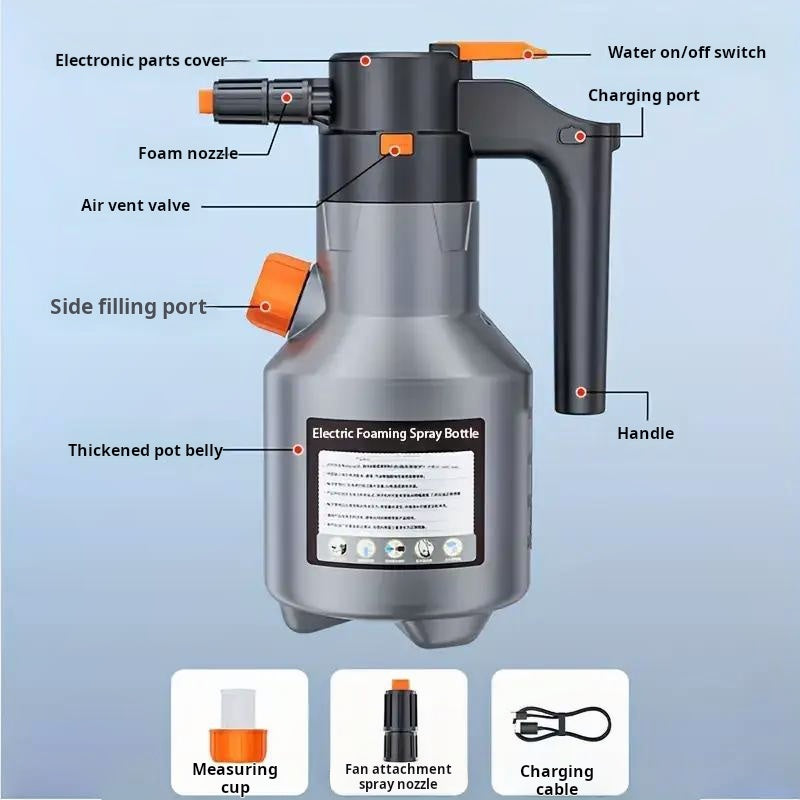 Electric Foam Sprayer Bottle 2L | Bowlift