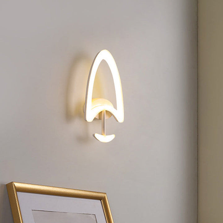 BowLift | Minimalistic Tree-Shaped Acrylic Wall Lamp LED Wall Light for Warm/White Light for Bedroom