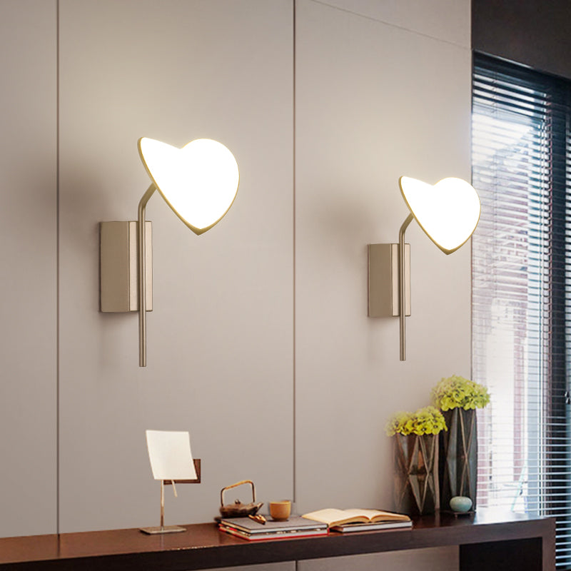 BowLift | Leaf-shaped Corridor Wall-mounted Light Metal LED Contemporary Wall Light Lamp in Gold