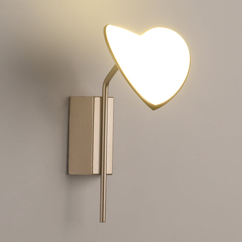 BowLift | Leaf-shaped Corridor Wall-mounted Light Metal LED Contemporary Wall Light Lamp in Gold