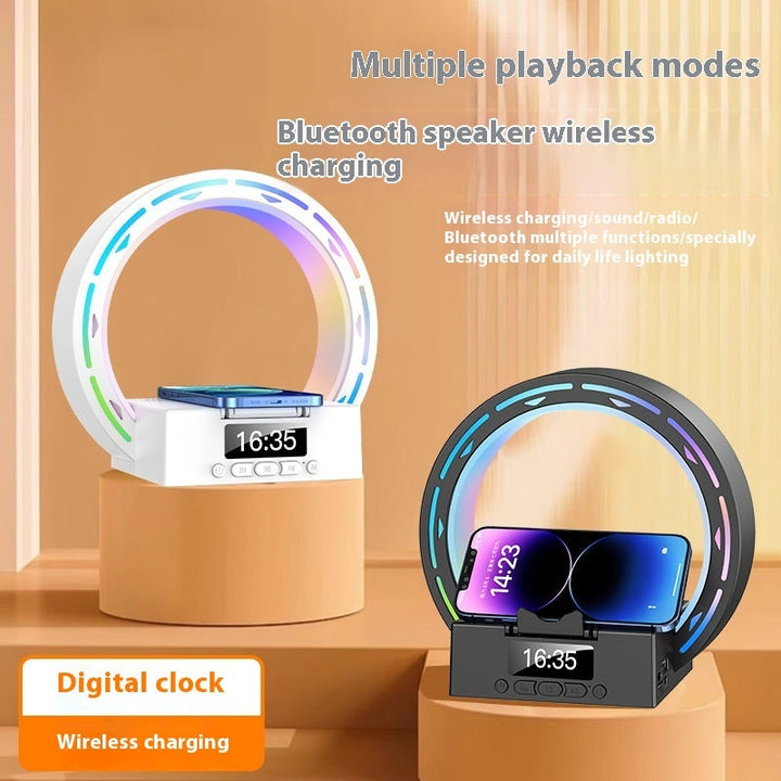BowLift | 4-in-1 Bluetooth speaker lamp with charging pad and alarm clock