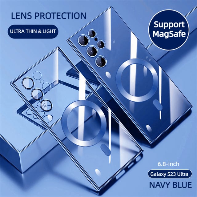 BowLift | Transparent Luxury Coating Magnetic Cover for Samsung