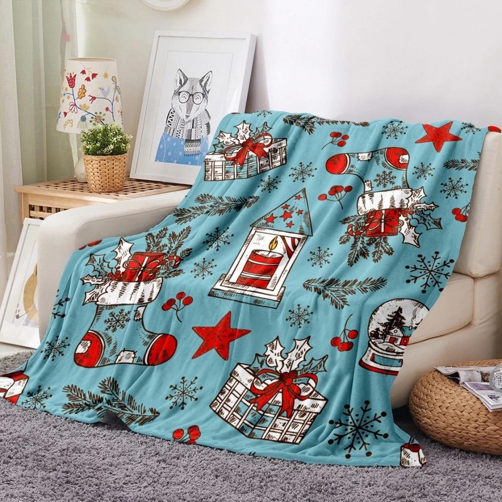 BowLift | Christmas Printing Flannel Blanket