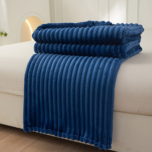 BowLift | Soft Plush Blanket with Rib Pattern