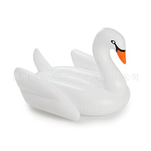Unisex Inflatable Pool Animal in the Shape of an Elegant Swan Bowlift