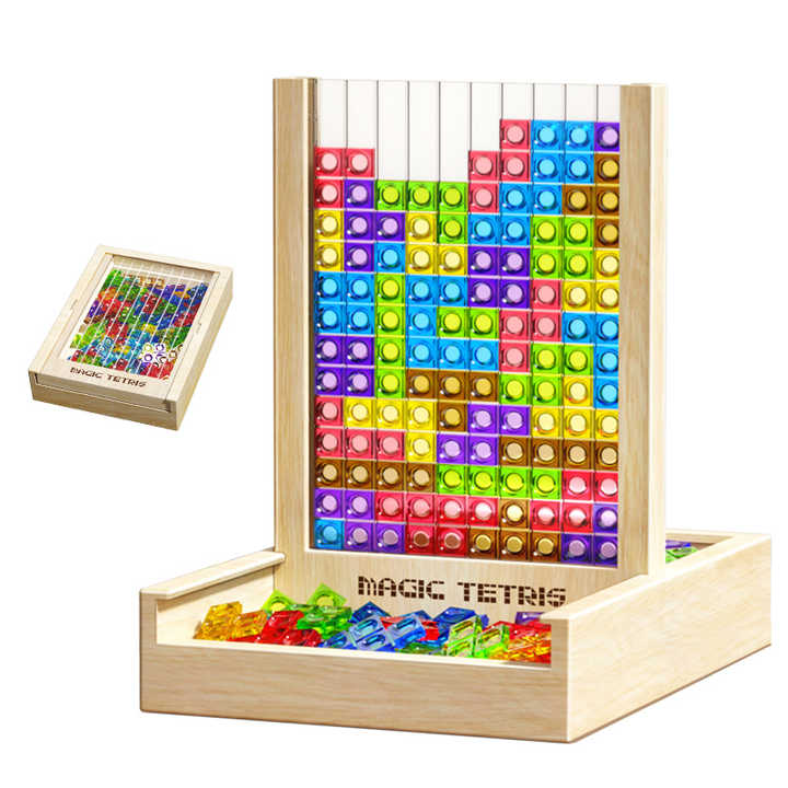 TetrisWood Game – Sustainable Family Play Fun Bowlift