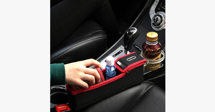 BowLift | Posh and Trendy Slot Storage Box for Car Seat