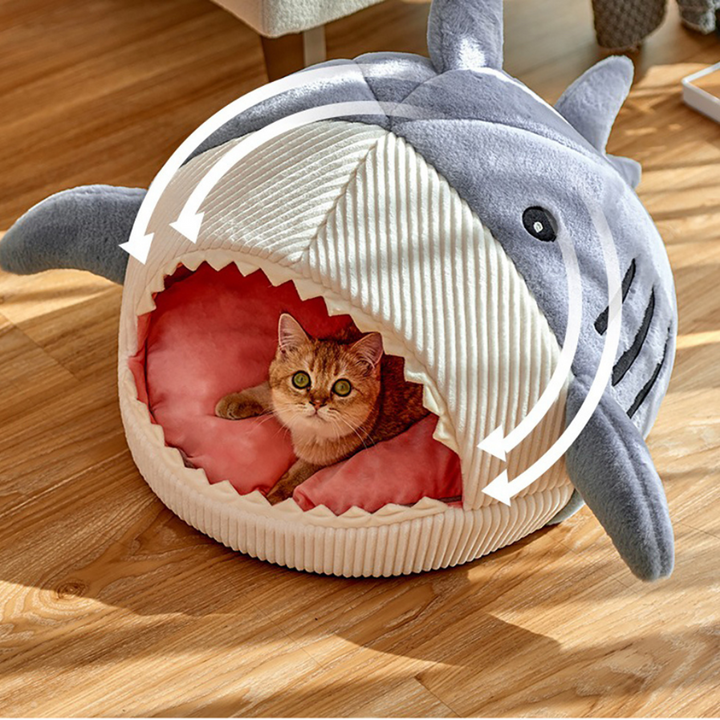 Portable Cat Cave with Warm Cushion - CozyCave | Bowlift