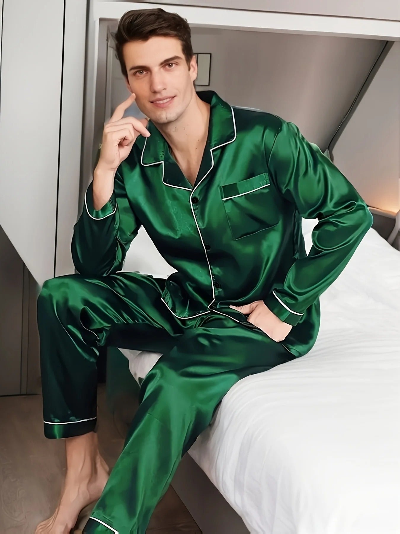 BowLift | Luxury Men's Pajamas | Elegant Nightwear | Comfortable & Breathable | For Restful Sleep