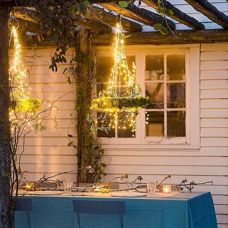 USB Remote Control Copper Wire Light String for Holiday Decoration | Bowlift