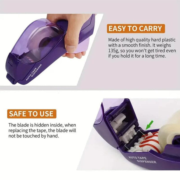 Automatic Tape Dispenser, All-inclusive Handheld Tape Cutter | Bowlift