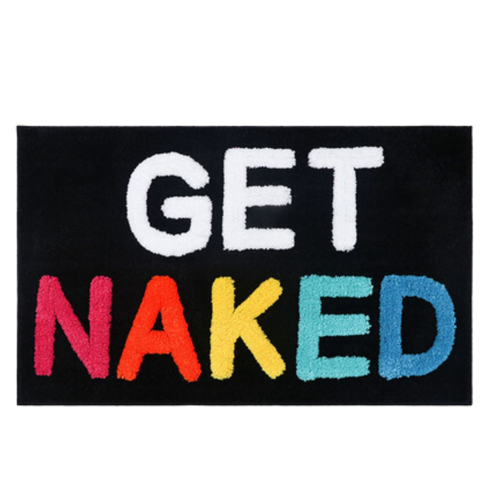 BowLift | "Get Naked" Funny Bathroom Mat