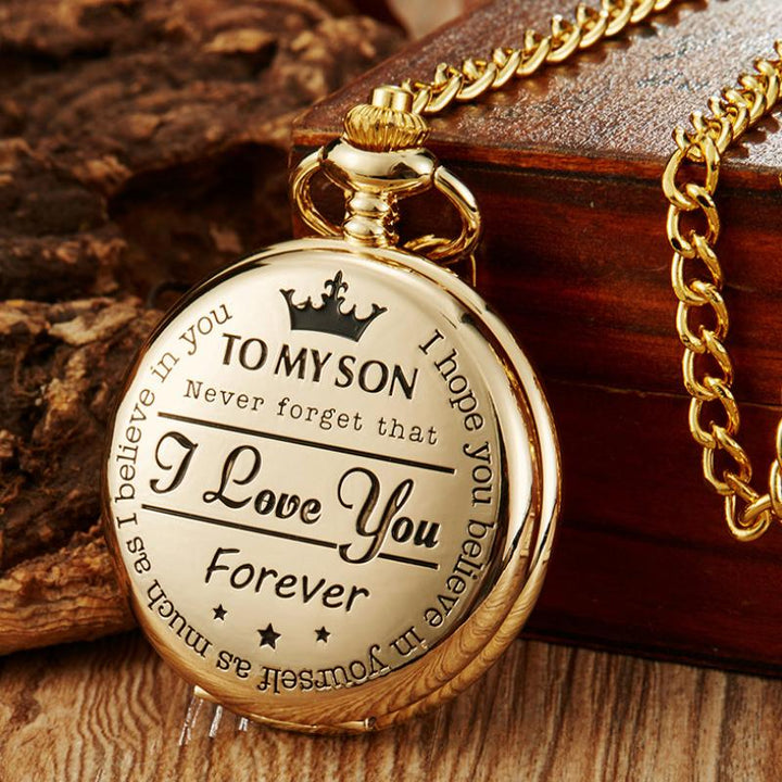 BowLift | To my son quartz pocket watch
