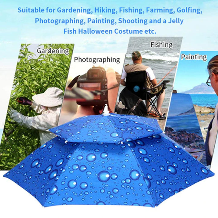 BowLift | Outdoor Double-Layer Rain Umbrella Hat