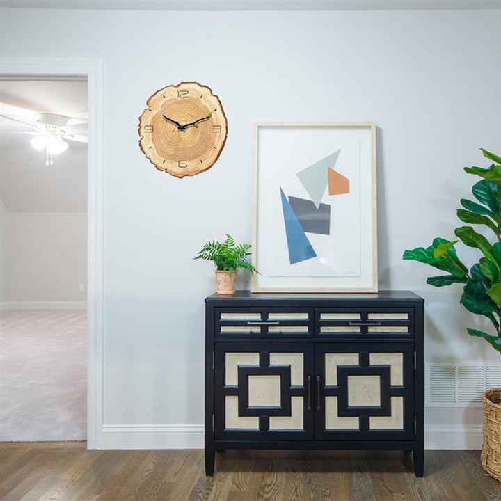 Wooden Annual Rings Wall Clock | Bowlift