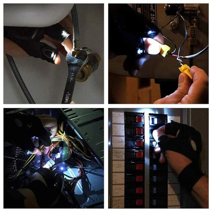 BowLift | LED gloves with waterproof lights