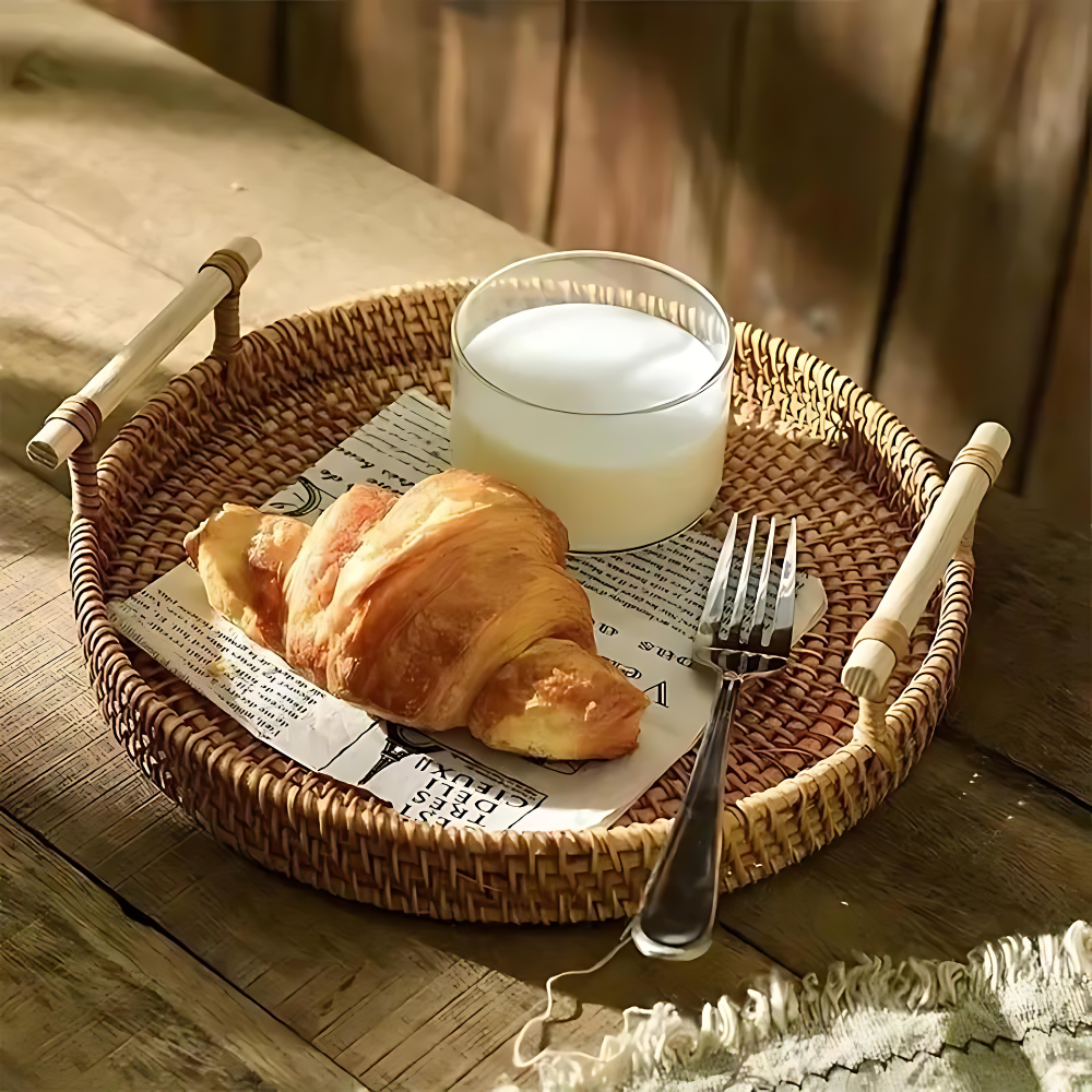 BowLift | RattaTray – Handmade serving tray made of rattan