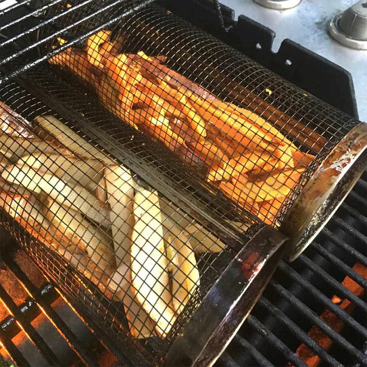 GrillMaster DuoLock Grill Basket made of stainless steel Bowlift