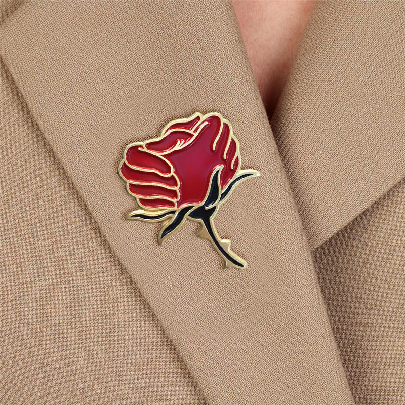 BowLift | Rose Resilience Enamel Lapel Pin