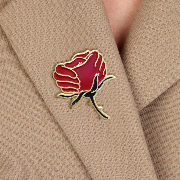 BowLift | Rose Resilience Enamel Lapel Pin