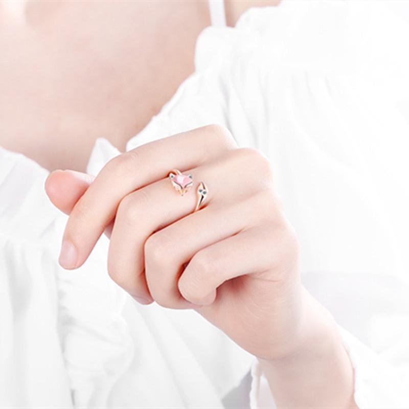 BowLift | Rhinestone Fox Ring