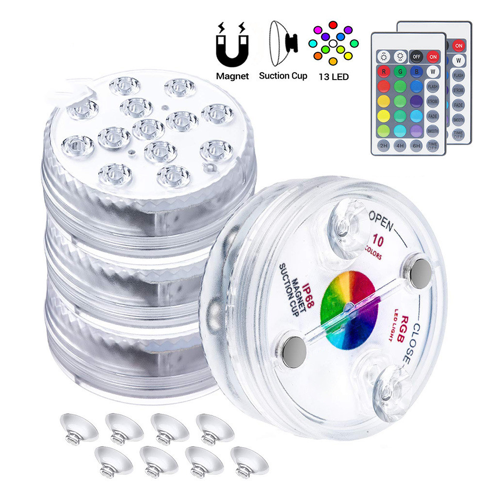 BowLift | Underwater LED light with remote control – RGB multicolor pool lighting for bathrooms and ponds
