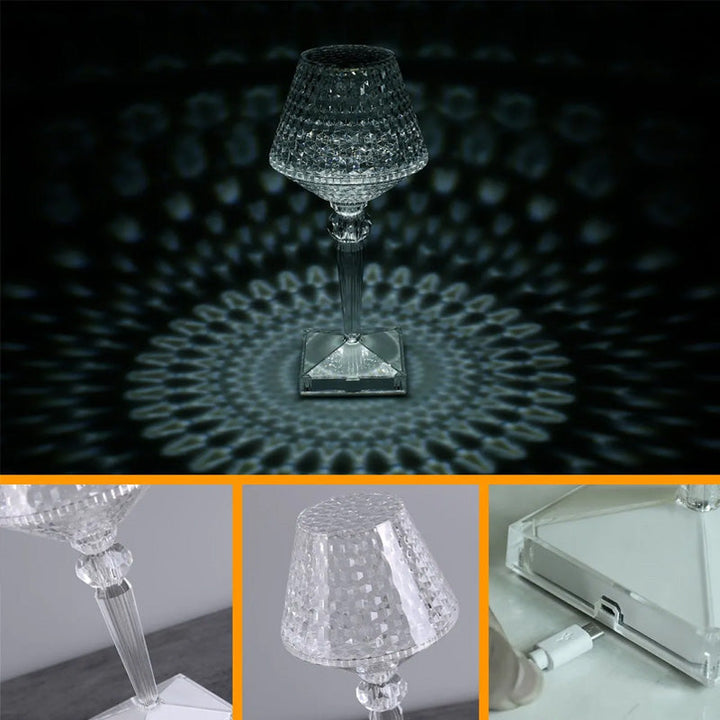 BowLift | Crystal table lamp