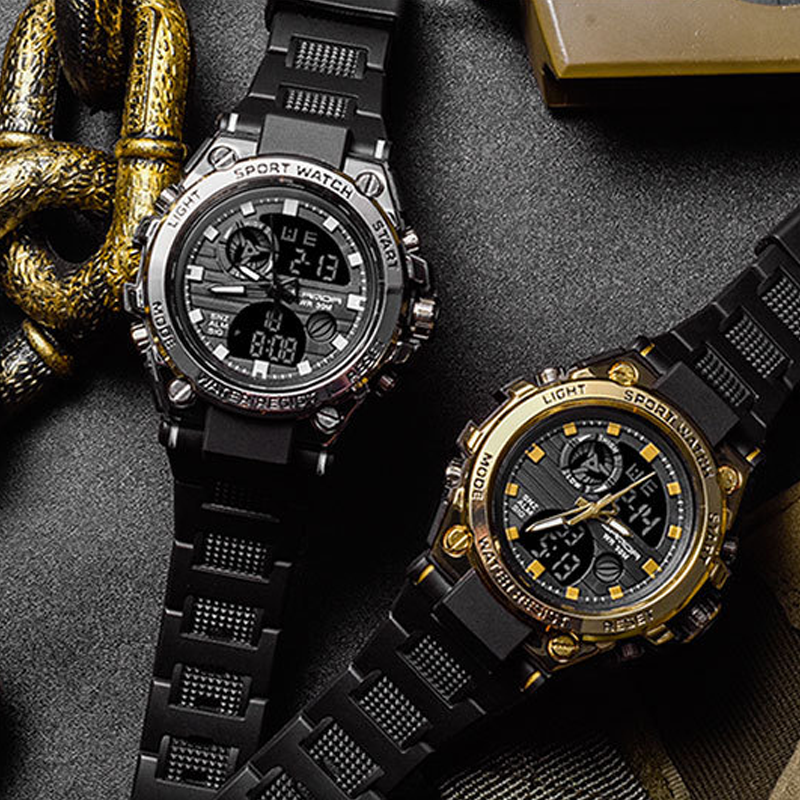 BowLift | Men's Double Display Waterproof Luminous Watch
