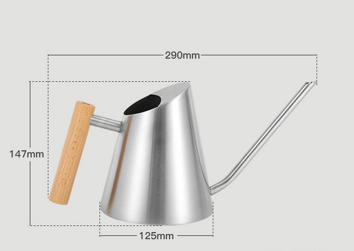 BowLift | Modern watering can with wooden handle – Stylish watering can for plants in the garden