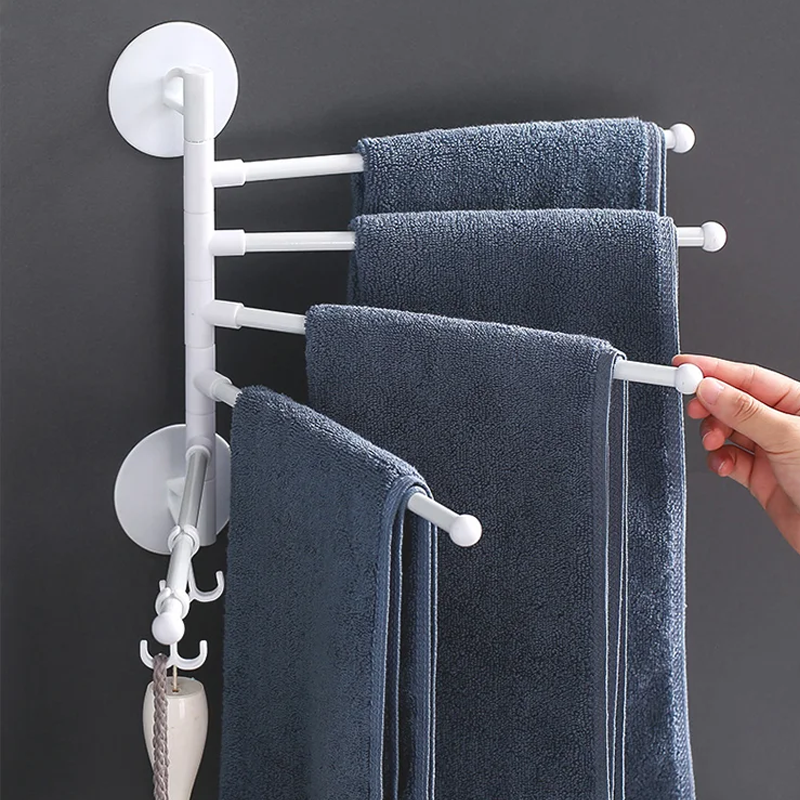 BowLift | Punching-free Rotating Towel Rail