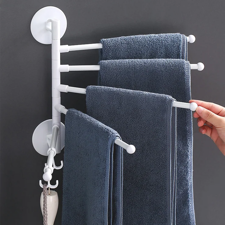 BowLift | Punching-free Rotating Towel Rail