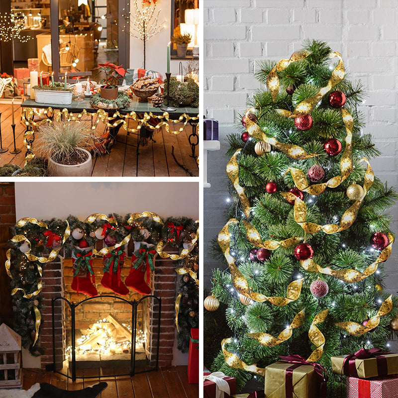 BowLift | Ribbon Christmas tree decorative lights