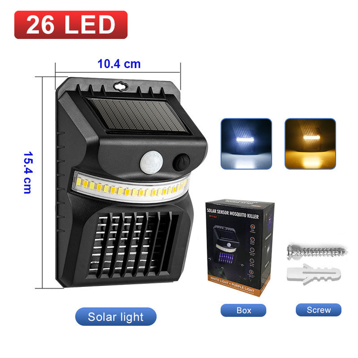 Solar Mosquito Killer Wall Lamp with Upgraded Repellent Function