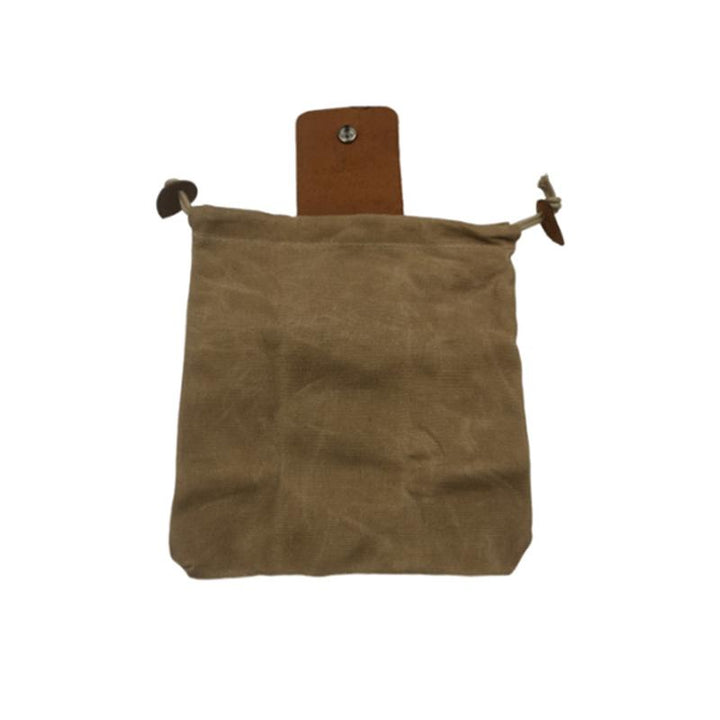Dimoohome™ Leather and canvas bushcraft bag | Bowlift