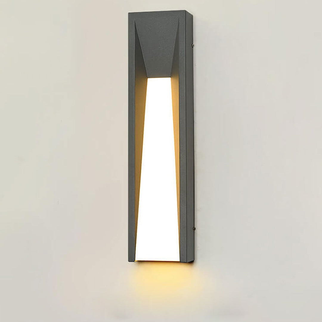 Waterproof Simple Strip Design LED Outdoor Wall Sconce Lamp | Bowlift