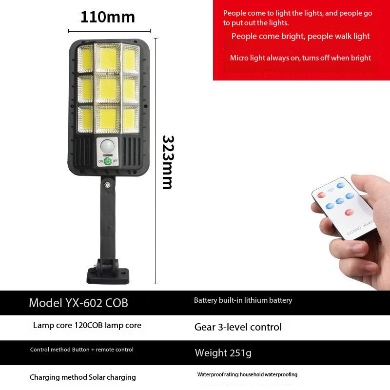 Solar Smart Motion Sensor Light