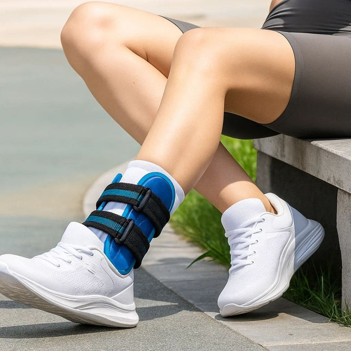 Sprain Pain Relief – Adjustable Straps With Gel Padding – Reduces Swelling & Speeds Recovery Support Bowlift