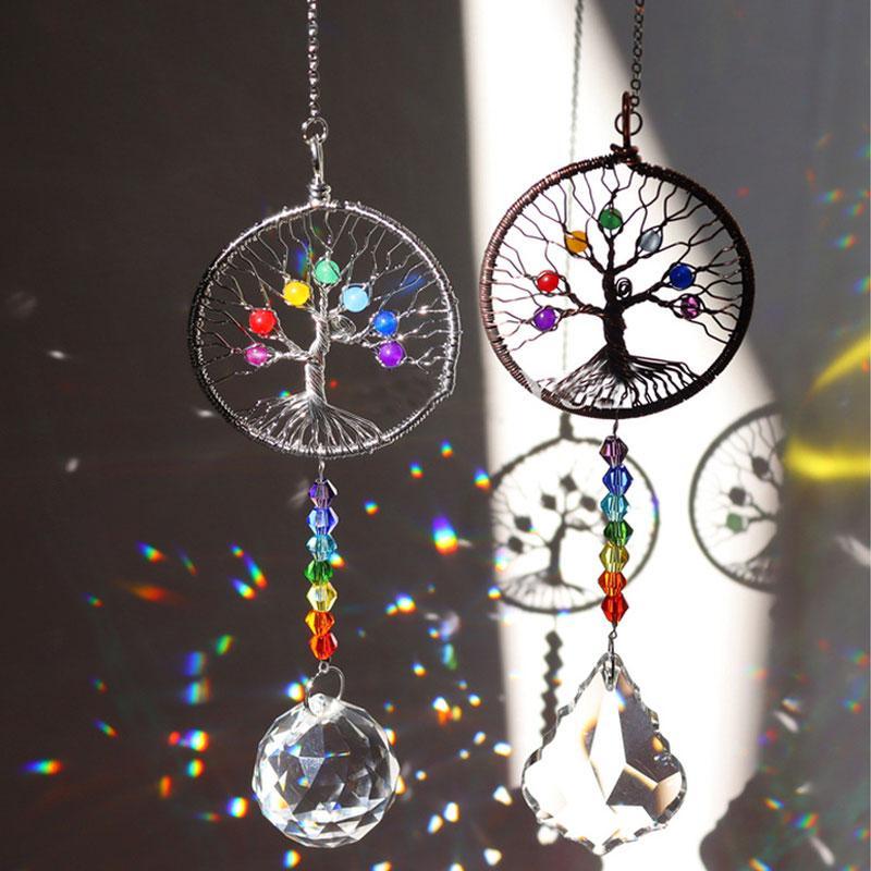 BowLift | Crystal Wind Chime Tree of Life Sun Catcher